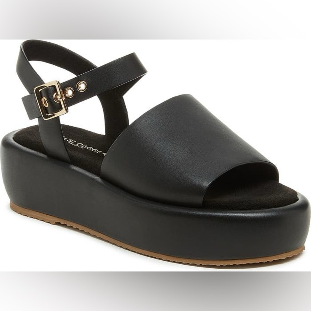 Kelsi Dagger Birdie Platform Sandal (Women) 7.5 Black